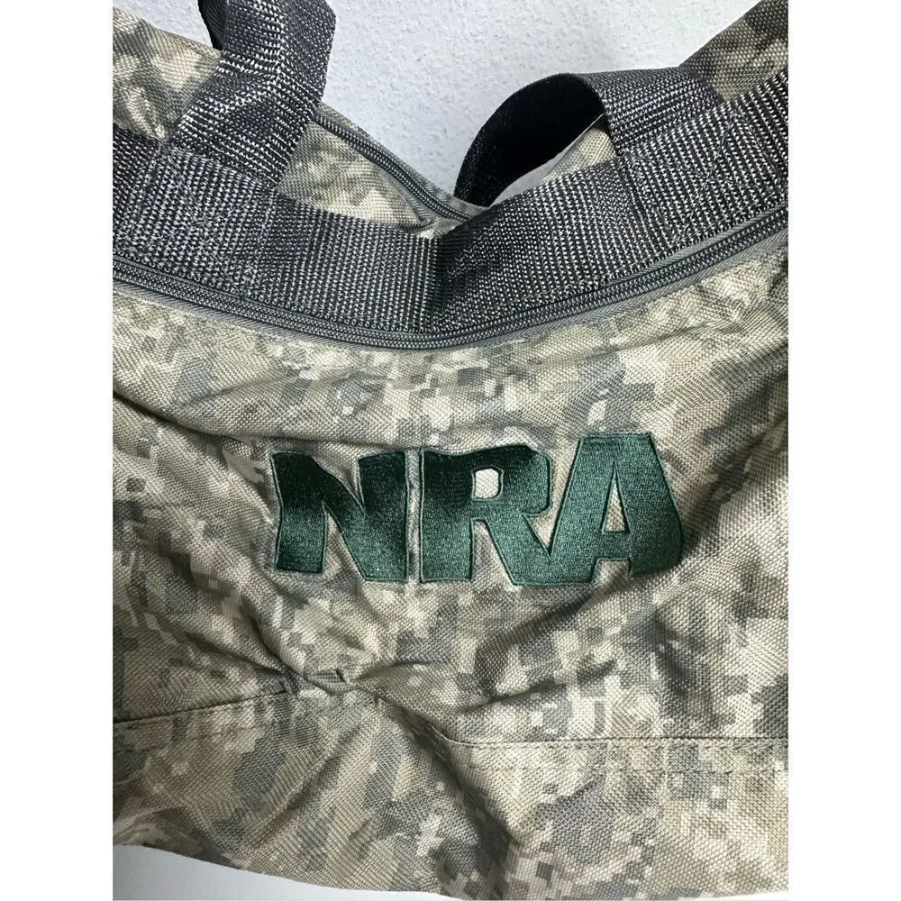 NRA Digital Camo Duffel Bag No shoulder strap